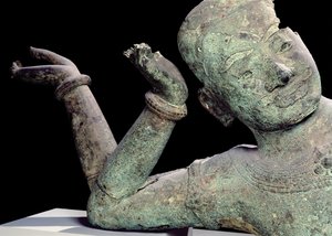 Vishnu Anantasayin uit Angkor, Siemreap, Cambodja, 2e - 11e eeuw